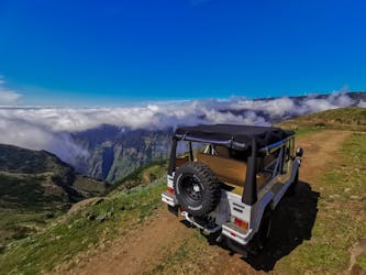 Northwest of Madeira in a 4×4 convertible car